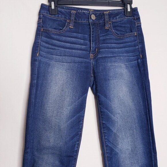 American Eagle Hi Rise Jegging Super Stretch Skinny Jeans Women's Size 2 - Picture 2 of 10